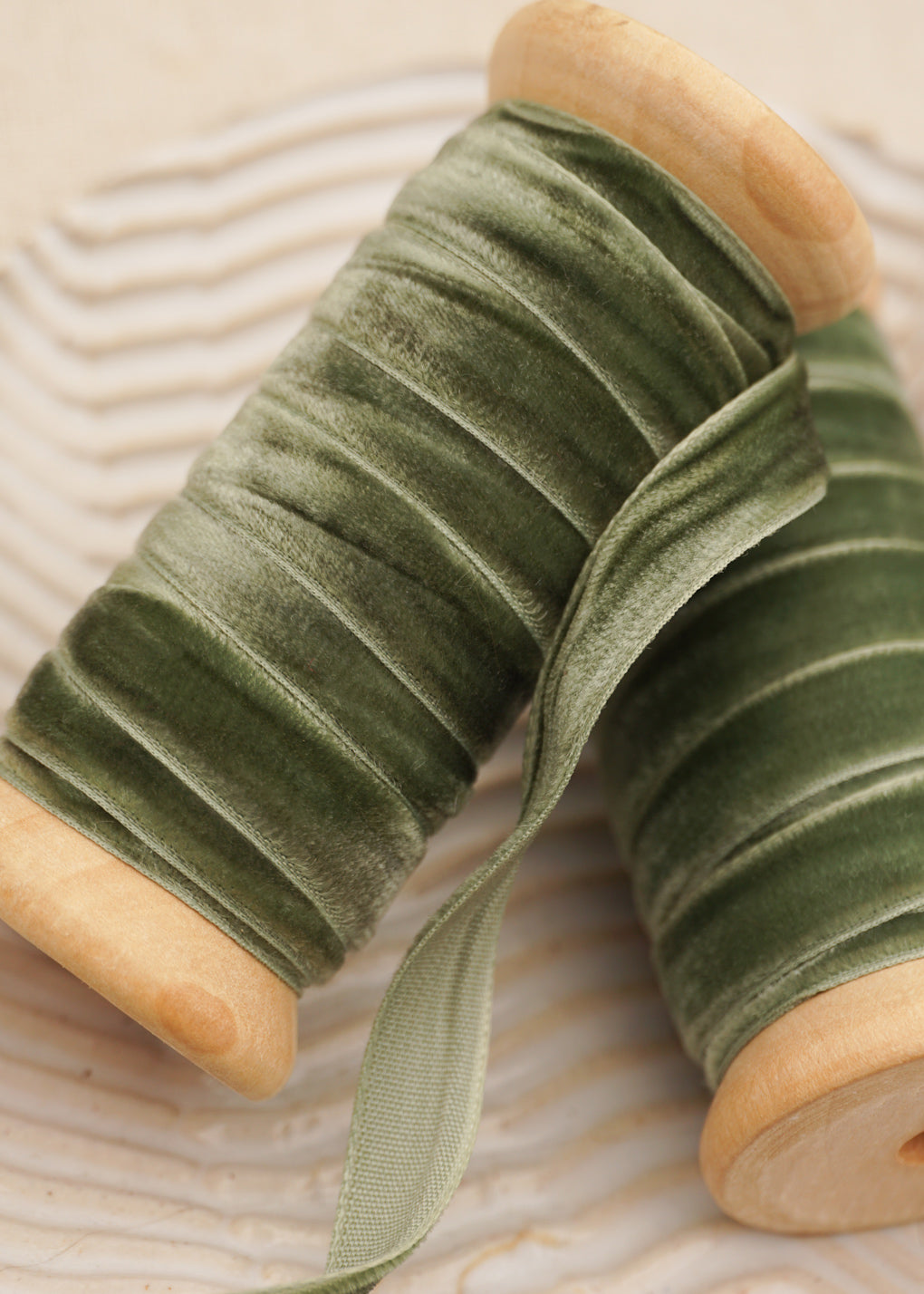 Eucalyptus Velvet Satin Ribbon - northernprintingco