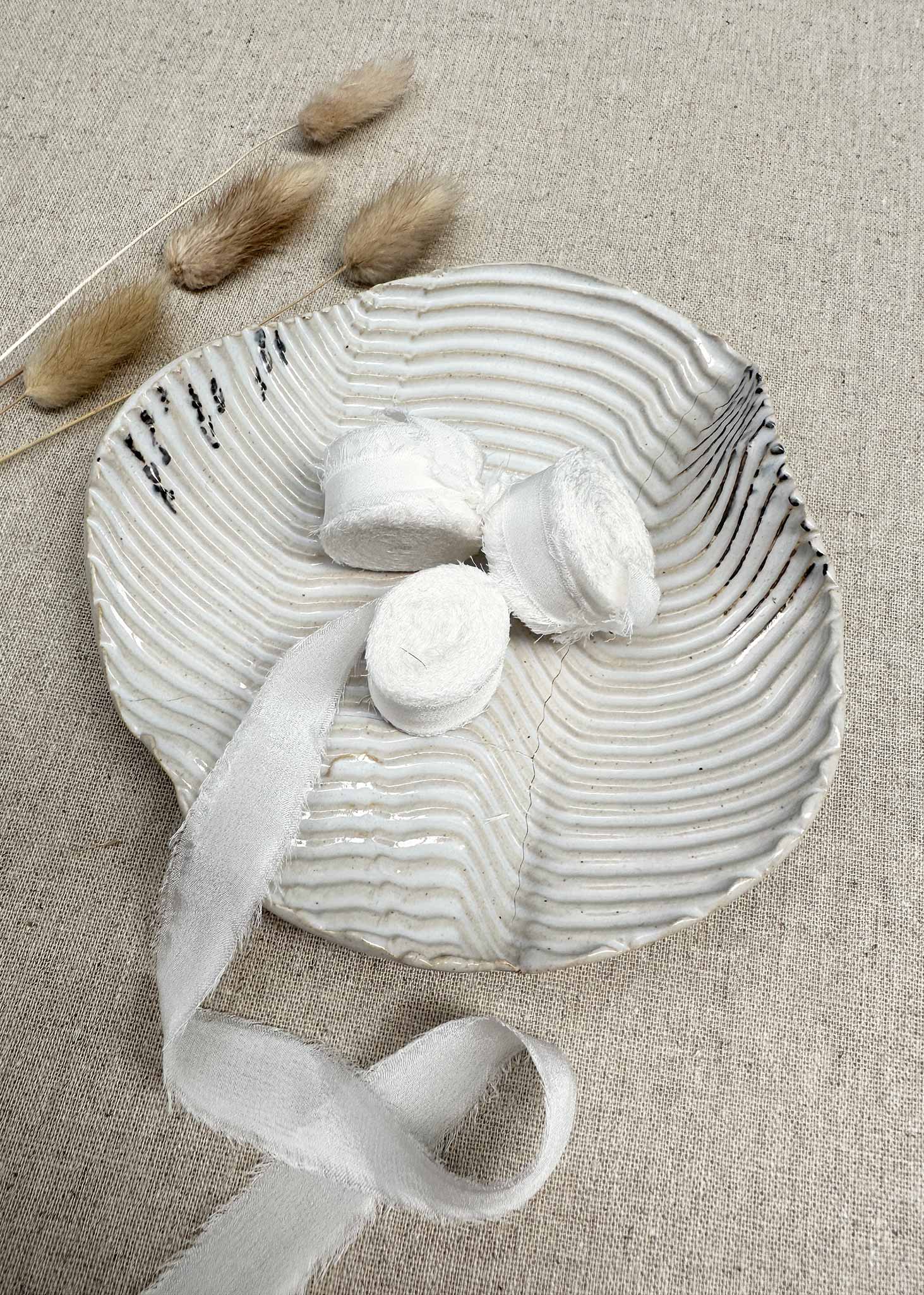 Silk White Ribbons Silk Ribbons UK | Luxury Ribbon UK | northernprintingco