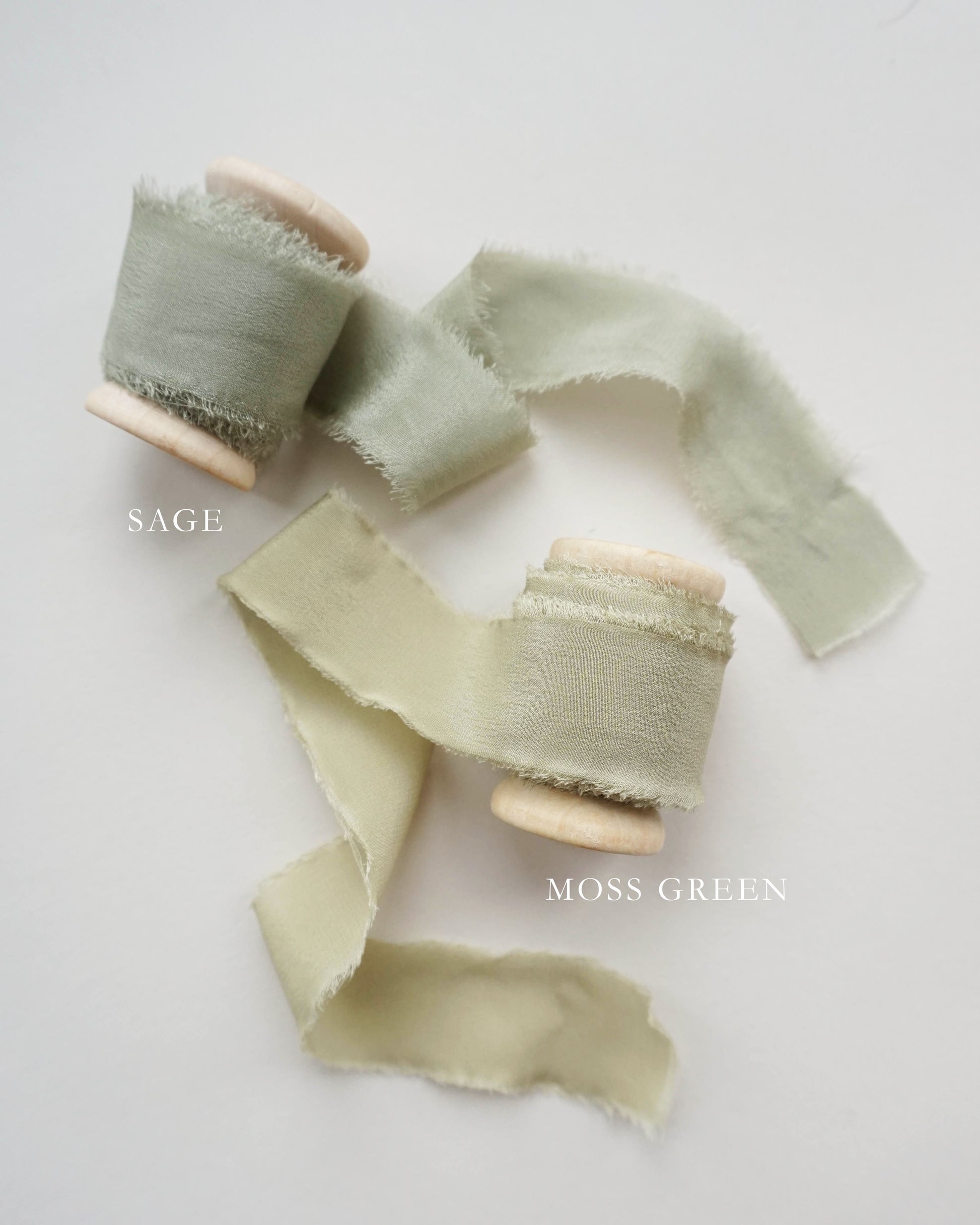 Sage Silk Ribbon - northernprintingco