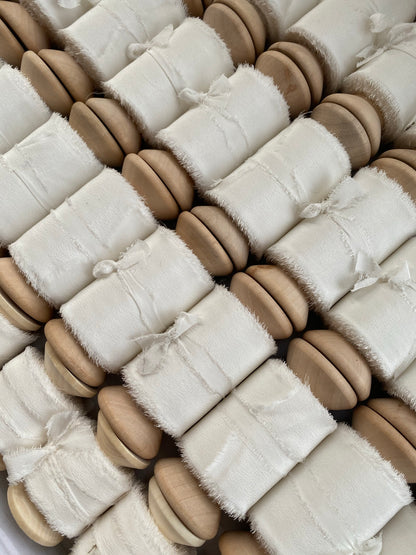 2 Inch White Silk Ribbon - northernprintingco