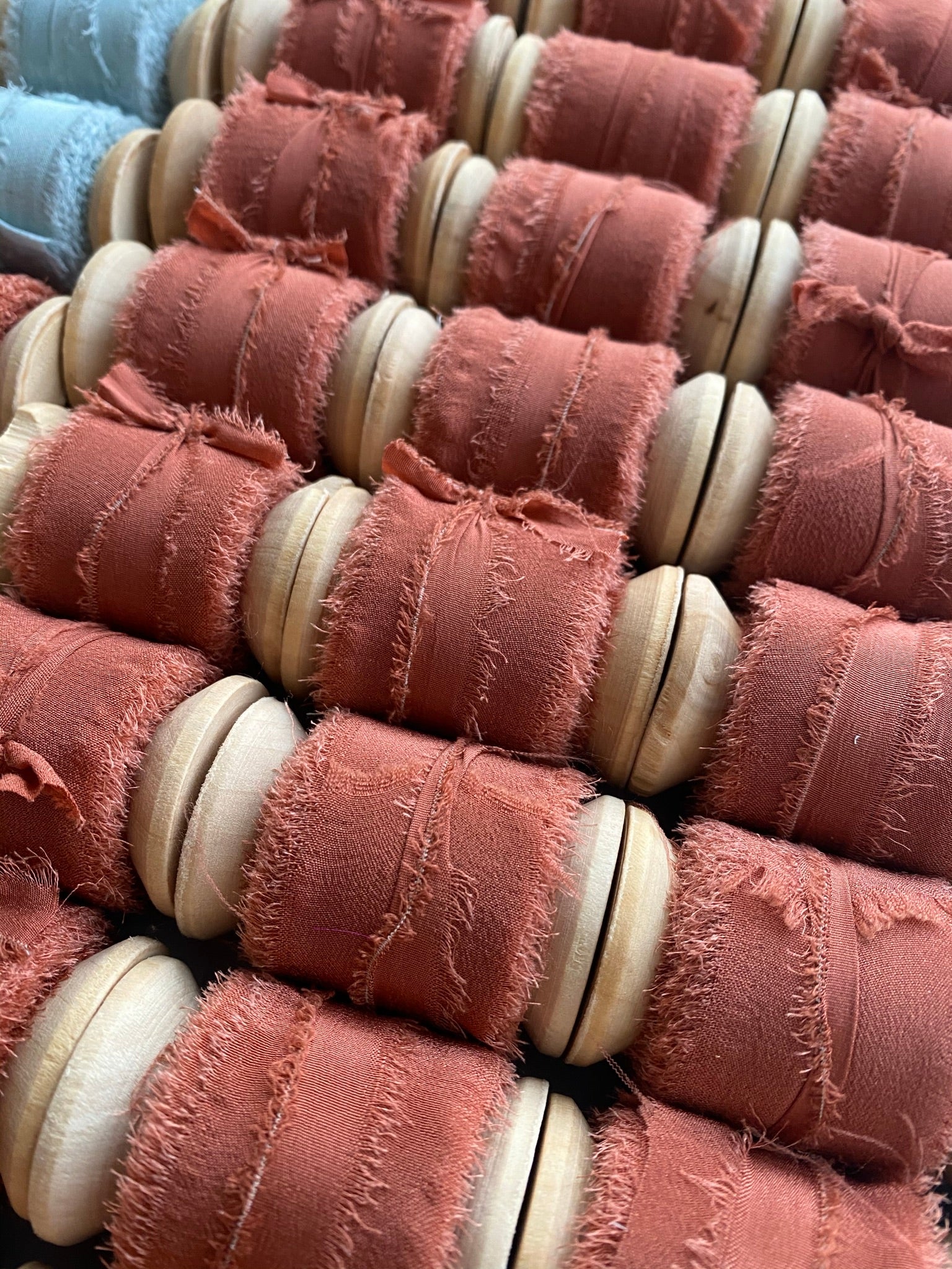 Terracotta Silk Ribbon - northernprintingco