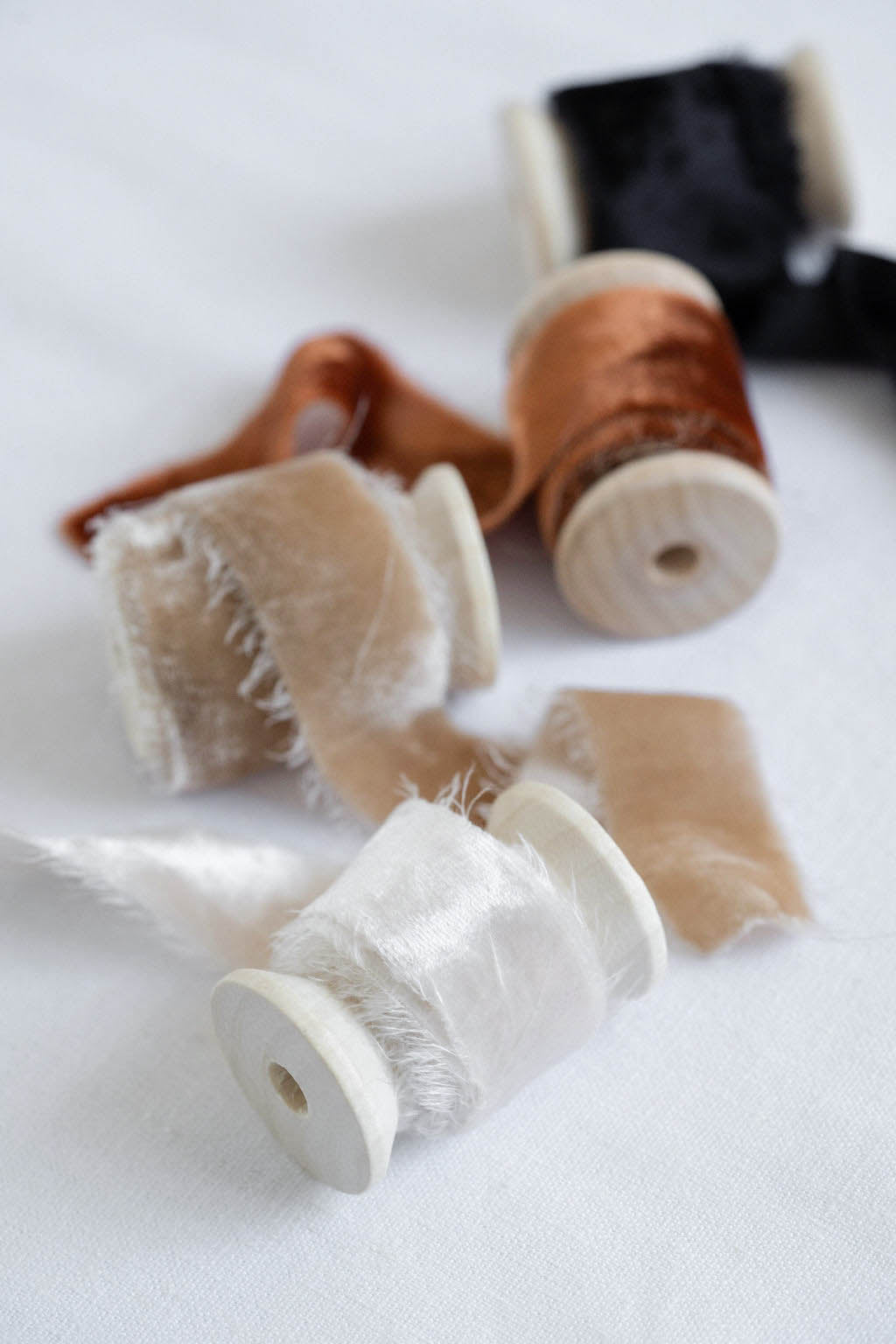 Cream Silk Velvet Ribbon - northernprintingco