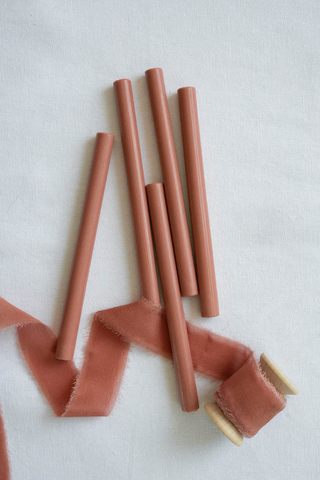 Terracotta Silk Ribbon - northernprintingco