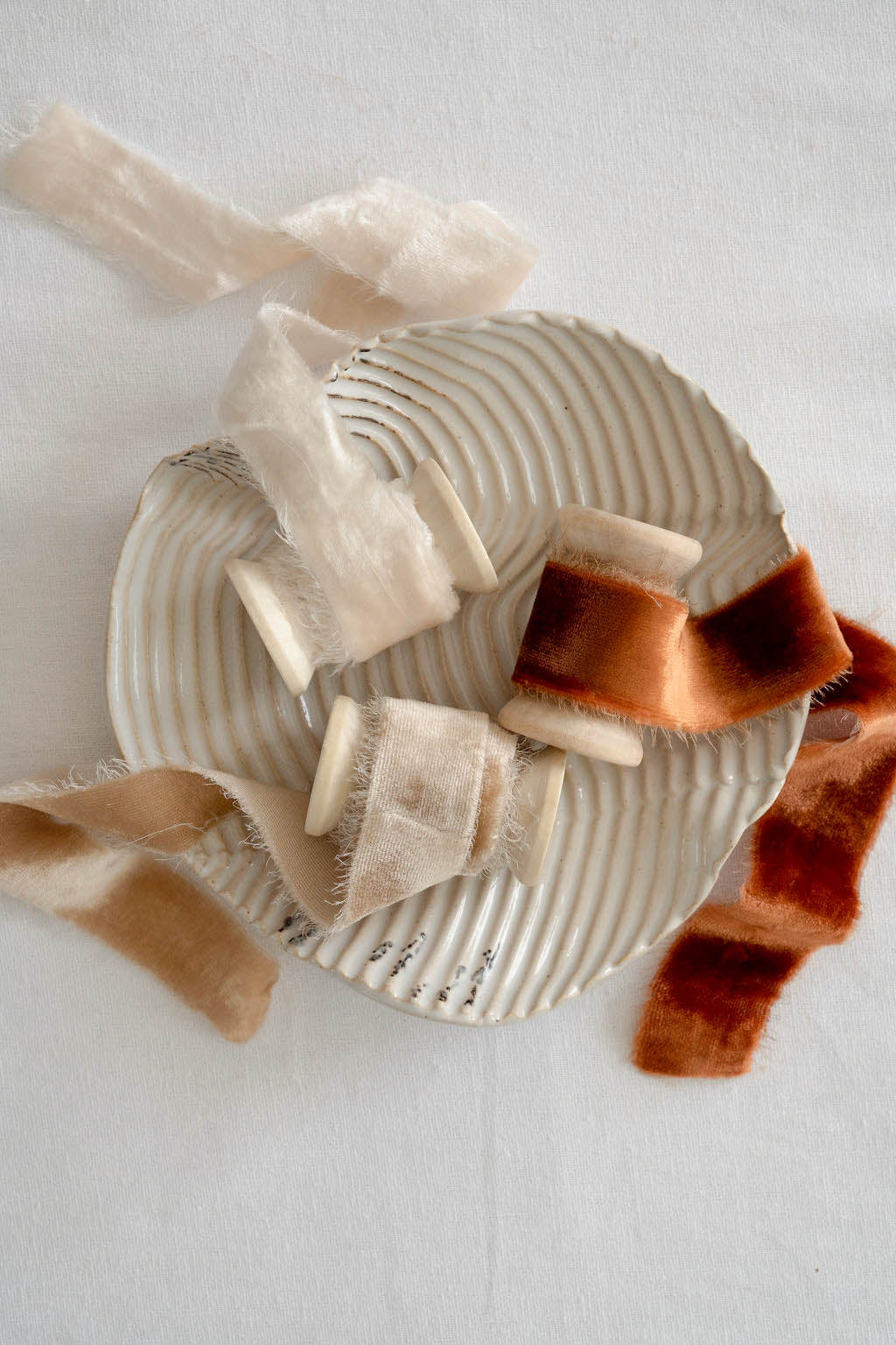 Cream Silk Velvet Ribbon - northernprintingco