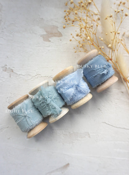Baby Blue Silk Ribbon - northernprintingco